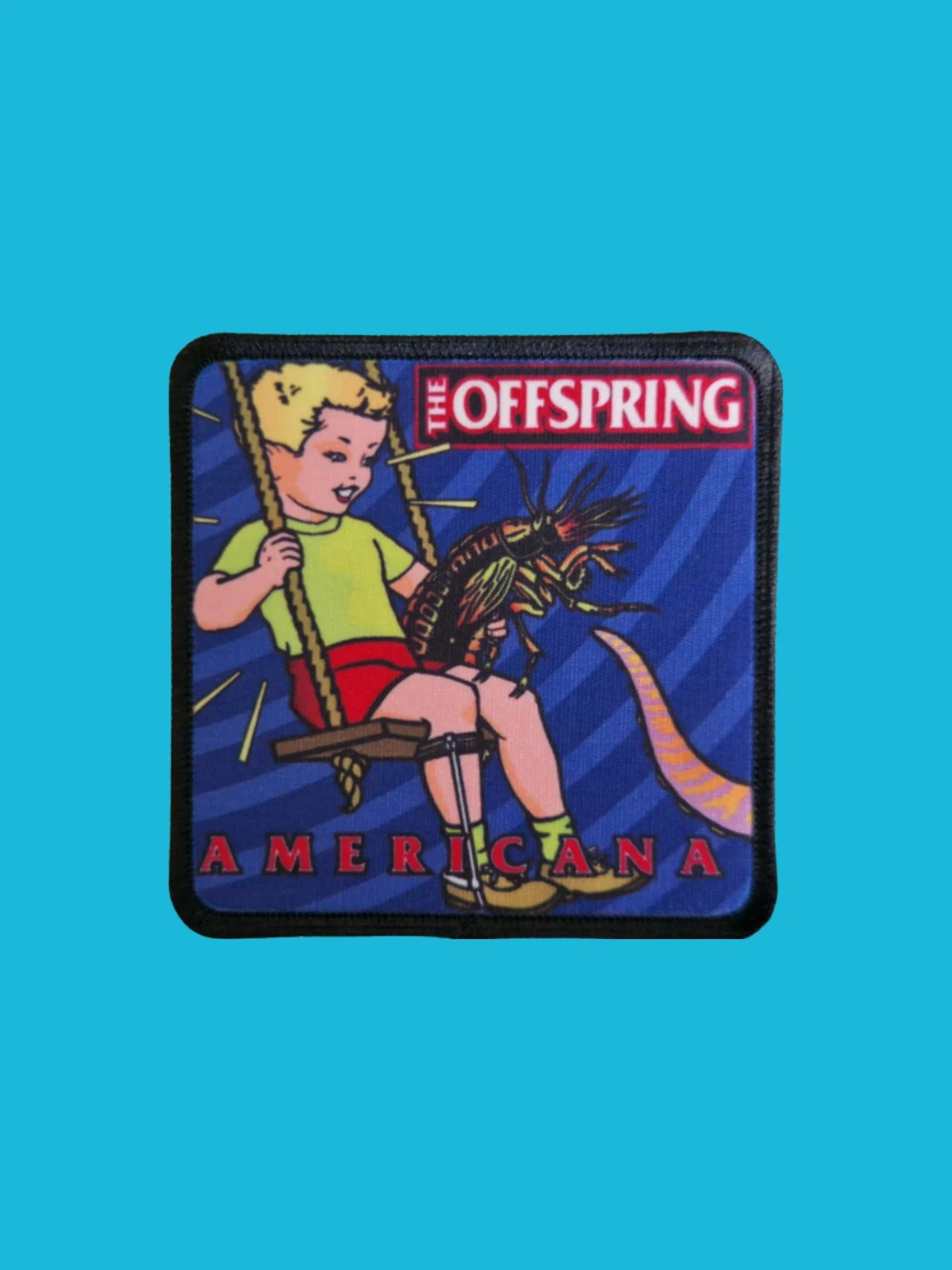 Patch The Offspring - Americana - Imprimé - Carré de 7,5 x 7,5 centimètres